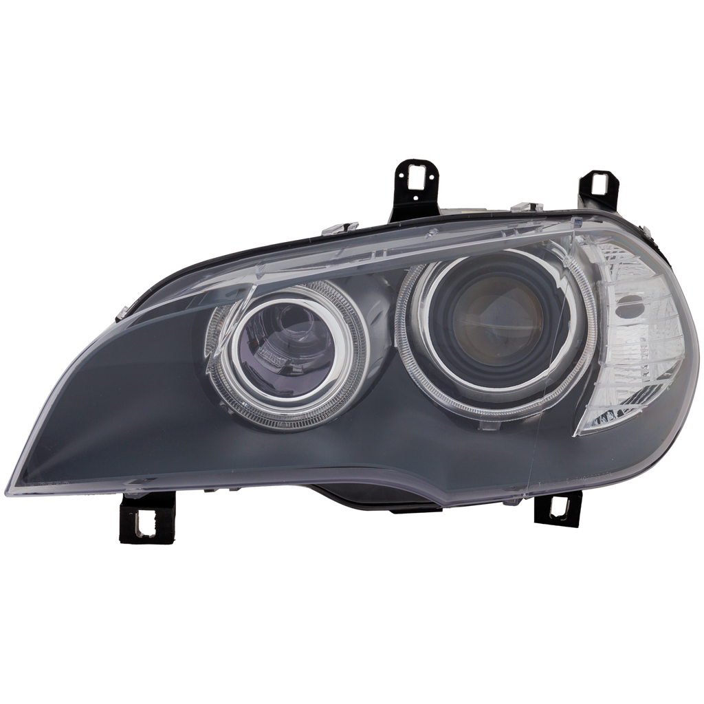 X5 07-13 HEAD LAMP LH, Lens and Housing, HID/Xenon, w/o HID Kit