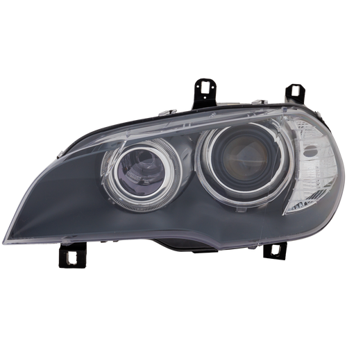 X5 07-13 HEAD LAMP LH, Lens and Housing, HID/Xenon, w/o HID Kit