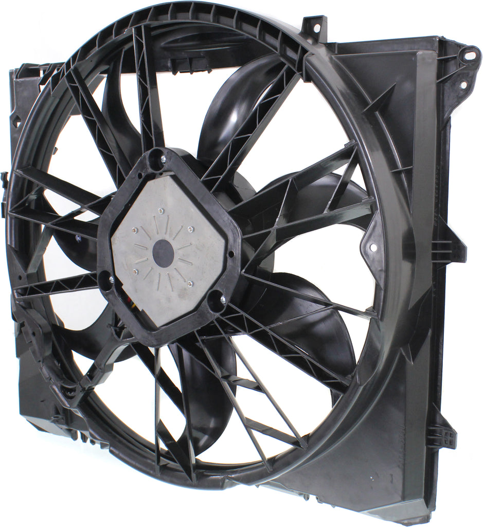 3-SERIES 06-13/128I 08-13 RADIATOR FAN ASSEMBLY, Automatic Transmission, w/o Turbo, N52 Eng. Code, 600watt