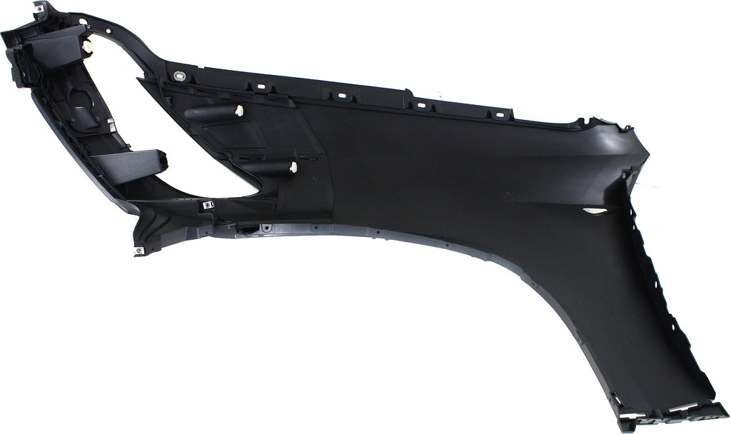 X6 08-14 FRONT FENDER RH, Primed, Fiberglass, w/ HeadLamp Washer Hole, w/Side Lamp Hole