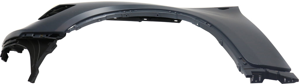 X6 08-14 FRONT FENDER LH, Primed, Fiberglass, w/ HeadLamp Washer Hole, w/Side Lamp Hole