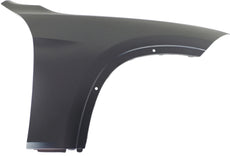 X1 13-15 FRONT FENDER RH, Primed, Steel, w/o Side Lamp Hole