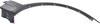 X3 07-10 FRONT WHEEL OPENING MOLDING RH, Textured, w/o Aero Kit