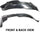 PARK AVENUE 97-05 FRONT FENDER LINER RH, FWD