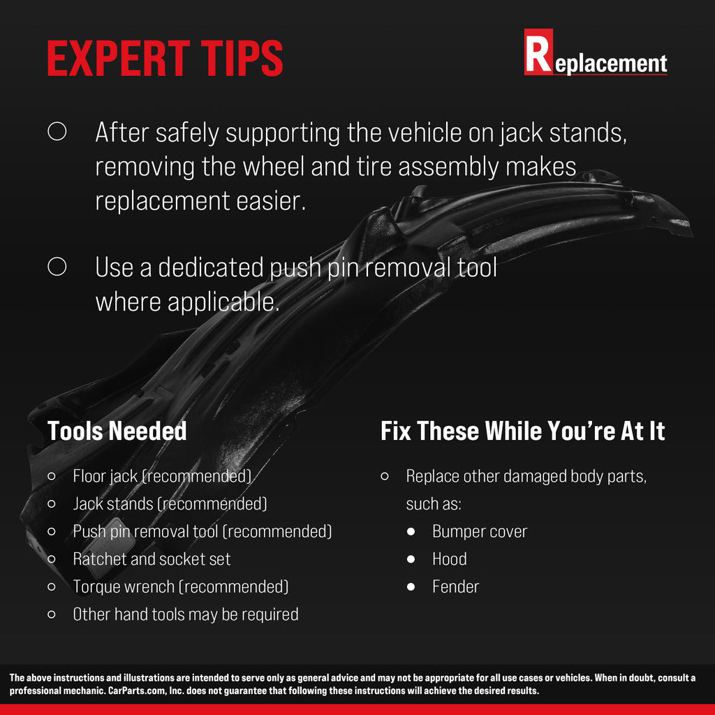 5-SERIES GT 10-17 FRONT FENDER LINER RH, Front Upper Section
