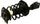 LESABRE 90-99 FRONT STRUT, Assembly, Gas-Charged, 18.5 in. extended length, 11.5 in. compressed length