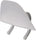 760I/760LI 05-08 HEADLIGHT WASHER COVER RH