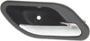5-SERIES 01-03 FRONT INTERIOR DOOR HANDLE RH, Black bezel, Chrome lever (=REAR)