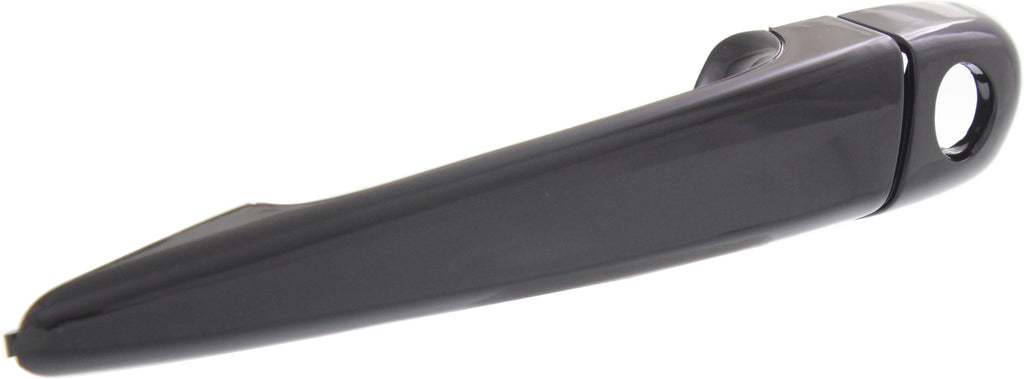 3-SERIES 01-05 FRONT EXTERIOR DOOR HANDLE Left, Primed Black, w/ Keyhole, E46, Sdn/Wgn