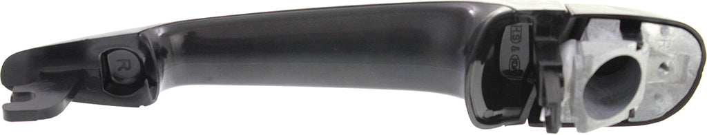 3-SERIES 01-06 FRONT EXTERIOR DOOR HANDLE RH, Primed Black, w/o Keyhole, E46, Cpe/Sdn/Wgn (=REAR)