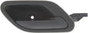 5-SERIES 01-03 FRONT INTERIOR DOOR HANDLE RH, Textured Black, Wire-Clip, Plastic, From 3-01 (=REAR)