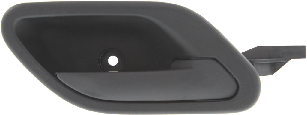 5-SERIES 01-03 FRONT INTERIOR DOOR HANDLE RH, Textured Black, Wire-Clip, Plastic, From 3-01 (=REAR)