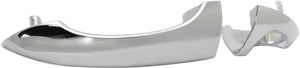 X5 00-06 FRONT EXTERIOR DOOR HANDLE LH, All Chrome, With Lever and Button Cover, Without Cable