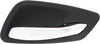 3-SERIES 06-12 FRONT INTERIOR DOOR HANDLE RH, Satin Chr Lever+Black Housing, Plastic, Sdn/Wgn (=REAR)