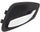 3-SERIES 06-12 FRONT INTERIOR DOOR HANDLE RH, Satin Chr Lever+Black Housing, Plastic, Sdn/Wgn (=REAR)