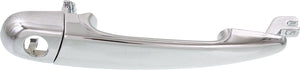 3-SERIES 99-00 FRONT EXTERIOR DOOR HANDLE Left, All Chrome, w/ Keyhole, E46, Exc. Conv.