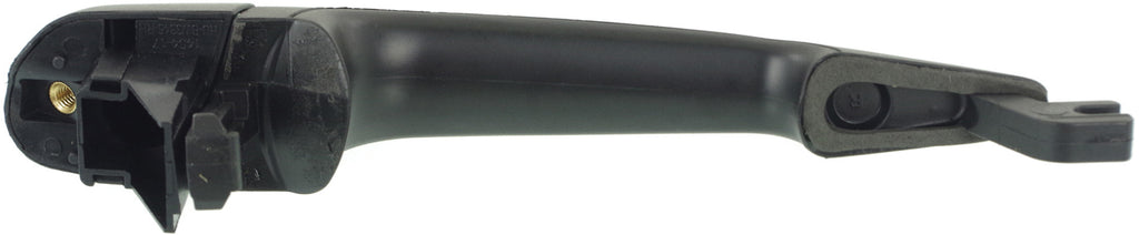 3-SERIES 99-00 FRONT EXTERIOR DOOR HANDLE RH, Txtrd Blk, w/o Keyhole, E46, Exc. Conv. (=REAR RH)