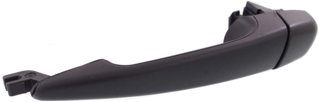 3-SERIES 99-00 FRONT EXTERIOR DOOR HANDLE LH, Txtrd Blk, w/o Keyhole, E46, Exc. Conv. (=REAR LH)