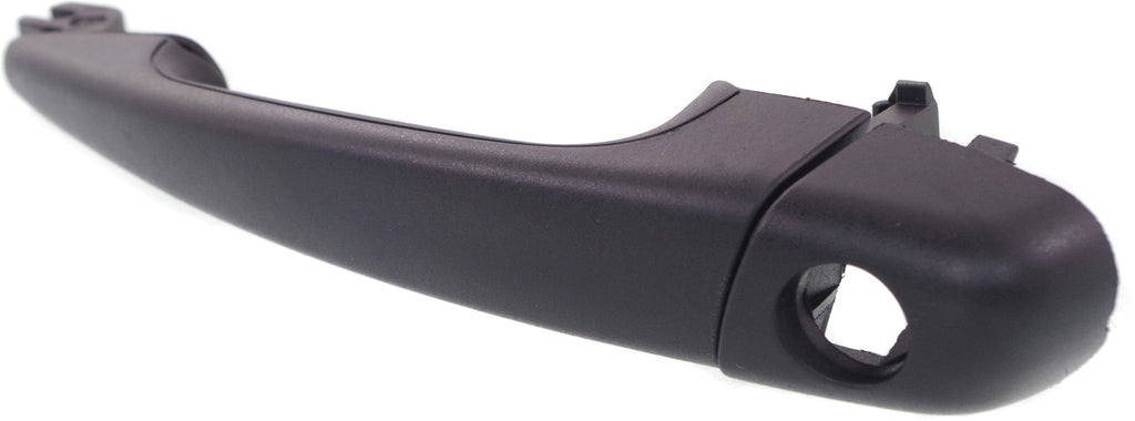 3-SERIES 99-00 FRONT EXTERIOR DOOR HANDLE Left, Textured Black, w/ Keyhole, E46, Exc. Conv.