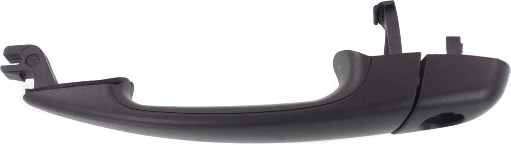 3-SERIES 99-00 FRONT EXTERIOR DOOR HANDLE Left, Textured Black, w/ Keyhole, E46, Exc. Conv.