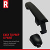 5-SERIES/6-SERIES 04-10 FRONT EXTERIOR DOOR HANDLE RH, Primed Black, w/ Keyhole, Plastic