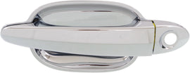 5-SERIES/6-SERIES 04-10 FRONT EXTERIOR DOOR HANDLE RH, All Chrome, w/ Keyhole, Plastic