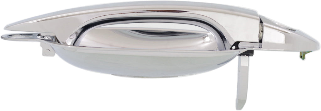 5-SERIES/6-SERIES 04-10 FRONT EXTERIOR DOOR HANDLE LH, All Chrome, w/ Keyhole, Plastic