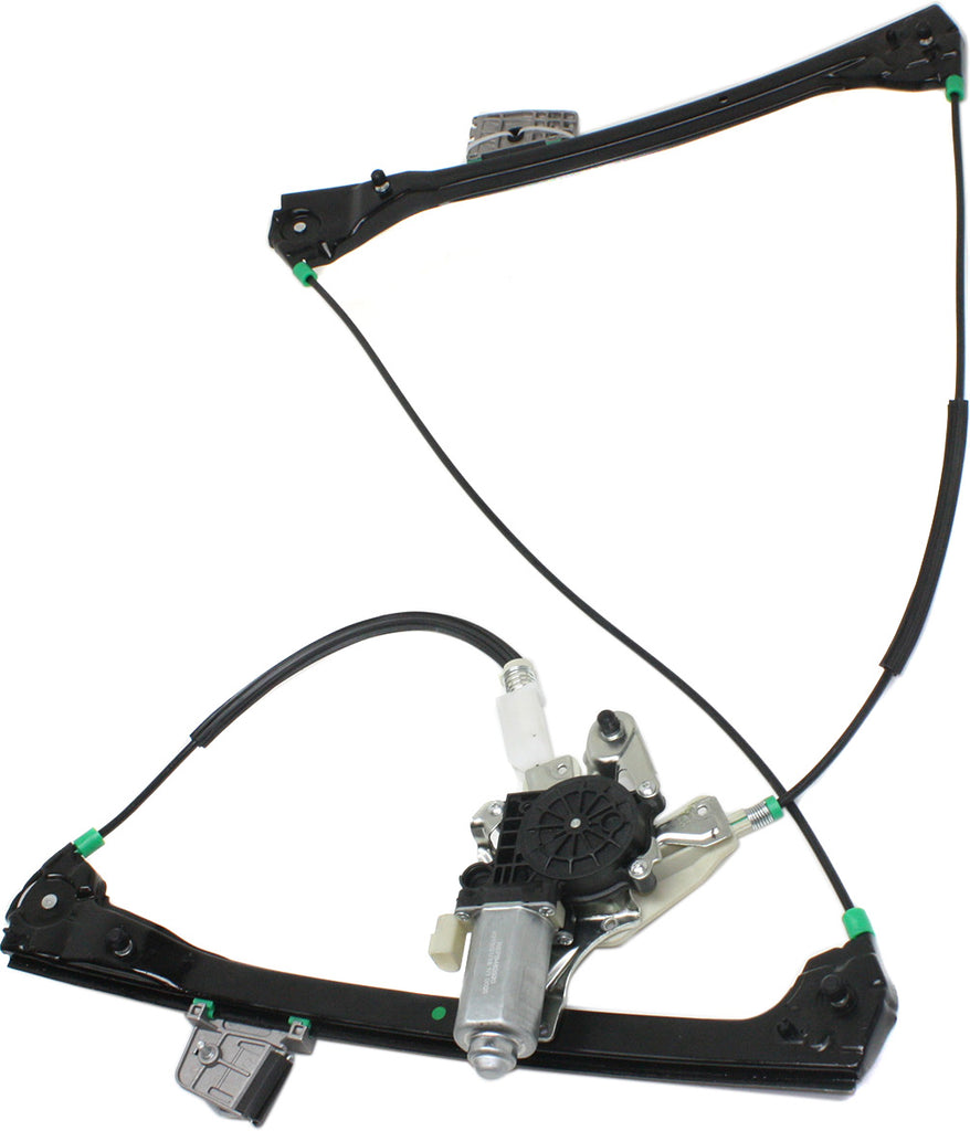 3-SERIES 99-06 FRONT WINDOW REGULATOR LH, Power, w/ Motor, Convertible/Coupe