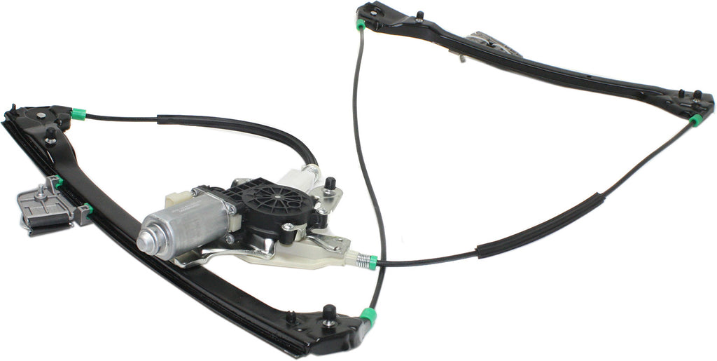 Front Window Regulator Left Driver Side For 1999-2006 BMW 3-Series Power With Motor Replacement REPB462920
