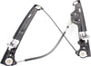 X6 08-14 FRONT WINDOW REGULATOR LH, Power, w/o Motor