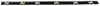 740I 95-01 REAR DOOR MOLDING LH, Chrome-Black, ABS