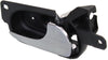 LUCERNE 06-11 REAR INTERIOR DOOR HANDLE RH, Chrome Lever W/ Textured Black Bezel, w/o Door Lock Hole