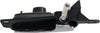 LUCERNE 06-11 REAR INTERIOR DOOR HANDLE RH, Chrome Lever W/ Textured Black Bezel, w/o Door Lock Hole