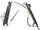 5-SERIES GT 10-17 REAR WINDOW REGULATOR RH, Power, w/o Motor