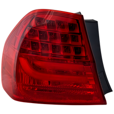 3-SERIES 09-11 TAIL LAMP LH, Outer, Assembly, LED, Sedan