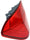 3-SERIES 12-15 TAIL LAMP LH, Outer, Lens and Housing, Halogen
