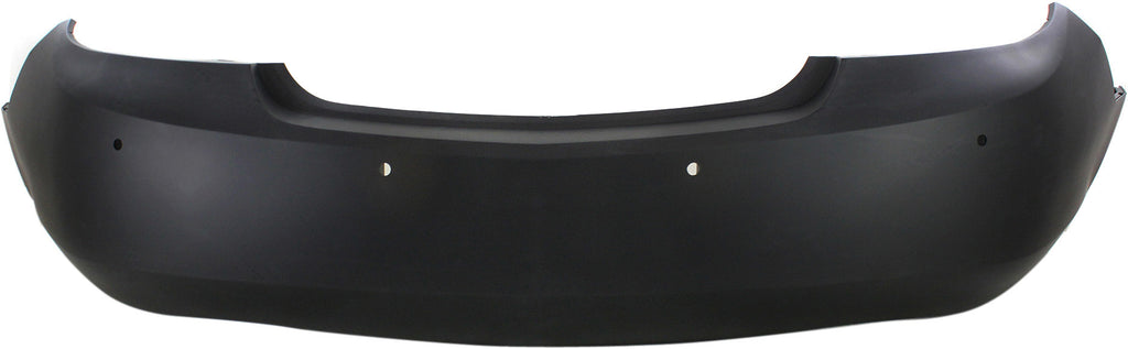 LACROSSE/ALLURE 10-13 REAR BUMPER COVER, Prmd, w/o Side Obj Snsr Holes, w/ Park Assist Snsr Holes