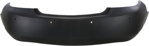 LACROSSE/ALLURE 10-13 REAR BUMPER COVER, Prmd, w/o Side Obj Snsr Holes, w/ Park Assist Snsr Holes