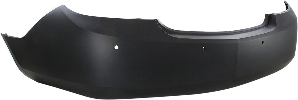 LACROSSE/ALLURE 10-13 REAR BUMPER COVER, Prmd, w/o Side Obj Snsr Holes, w/ Park Assist Snsr Holes