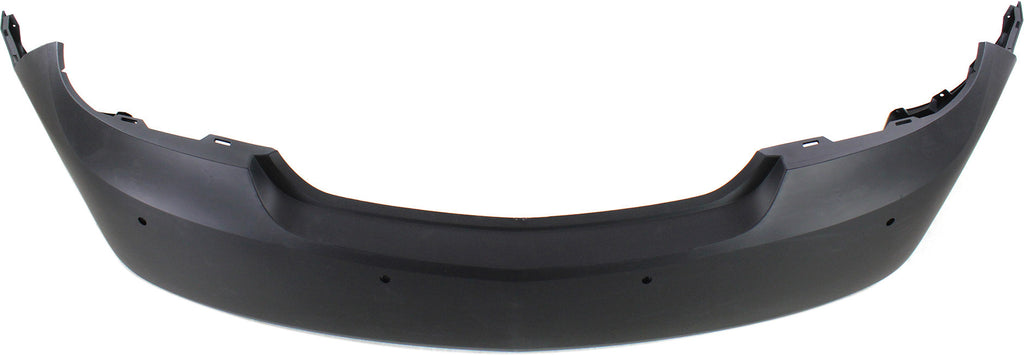 LACROSSE/ALLURE 10-13 REAR BUMPER COVER, Prmd, w/o Side Obj Snsr Holes, w/ Park Assist Snsr Holes