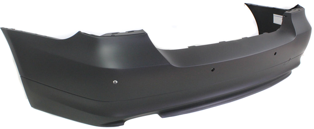 PARTS OASIS New Aftermarket BM1100217 Rear Bumper Cover Primed Replacement For BMW 3-Series 2009 2010 2011 2.5 | 3.0L Eng With PDC Snsr Holes Sedan Replaces OE 51127202706