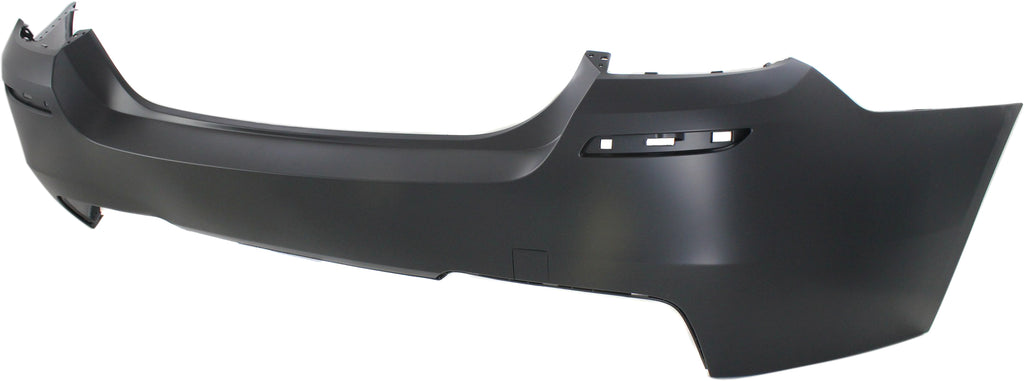 5-SERIES 11-16 REAR BUMPER COVER, Primed, Sedan, w/ M Package, w/o Park Distance Control Sensor Holes