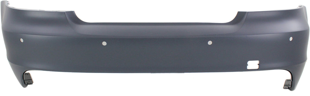 1-SERIES 08-13 REAR BUMPER COVER, Primed, w/ Park Dist Ctrl Snsr Holes