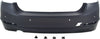 320I/328D 12-15 REAR BUMPER COVER, Primed, Standard w/o M Sport Package, w/ Park Distance Control Sensor Holes, Sedan