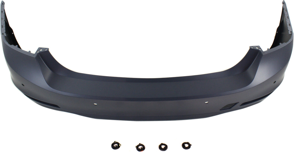 Rear Bumper Cover Primed Standard For 2012-2015 BMW 320i With Park Distance Control Sensor Holes Replacement REPB760169P