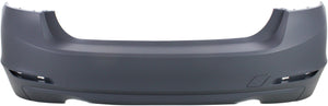 335I/ACTIVEHYBRID 3 12-15 REAR BUMPER COVER, Primed, Standard w/o M Sport Package, w/o Park Distance Control Sensor and Molding Holes, Sedan