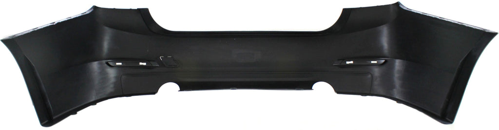 335I/ACTIVEHYBRID 3 12-15 REAR BUMPER COVER, Primed, Standard w/o M Sport Package, w/o Park Distance Control Sensor and Molding Holes, Sedan