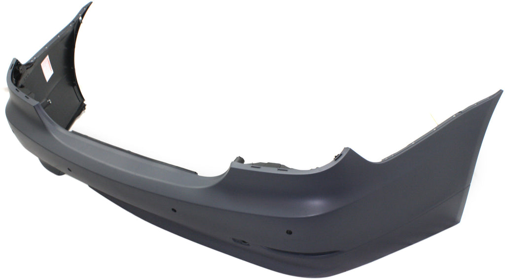 5-SERIES 06-10 REAR BUMPER COVER, Primed, w/o M Pkg, w/ Park Dist Ctrl Snsr Holes, Sedan