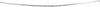 7-SERIES 05-08 REAR BUMPER MOLDING, Center Insert, Chrome