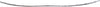 7-SERIES 05-08 REAR BUMPER MOLDING, Center Insert, Chrome